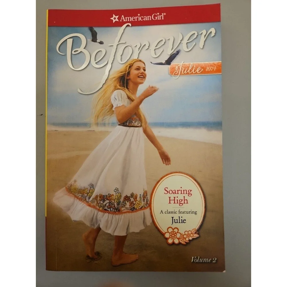 American Girl Julie Set Of 2 Beforever PaperBooks, Soaring High, The Tangled Web